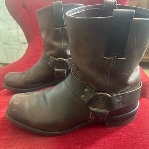 Frye Dark Brown Leather Boots